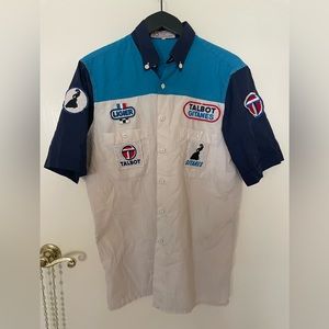 Pre-Owned Button Down Talbot Gitanes Shirt with Patches